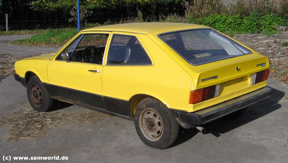 VW Scirocco I TS, Bj. 1974, Sonnengelb, 50 PS – Bild 3