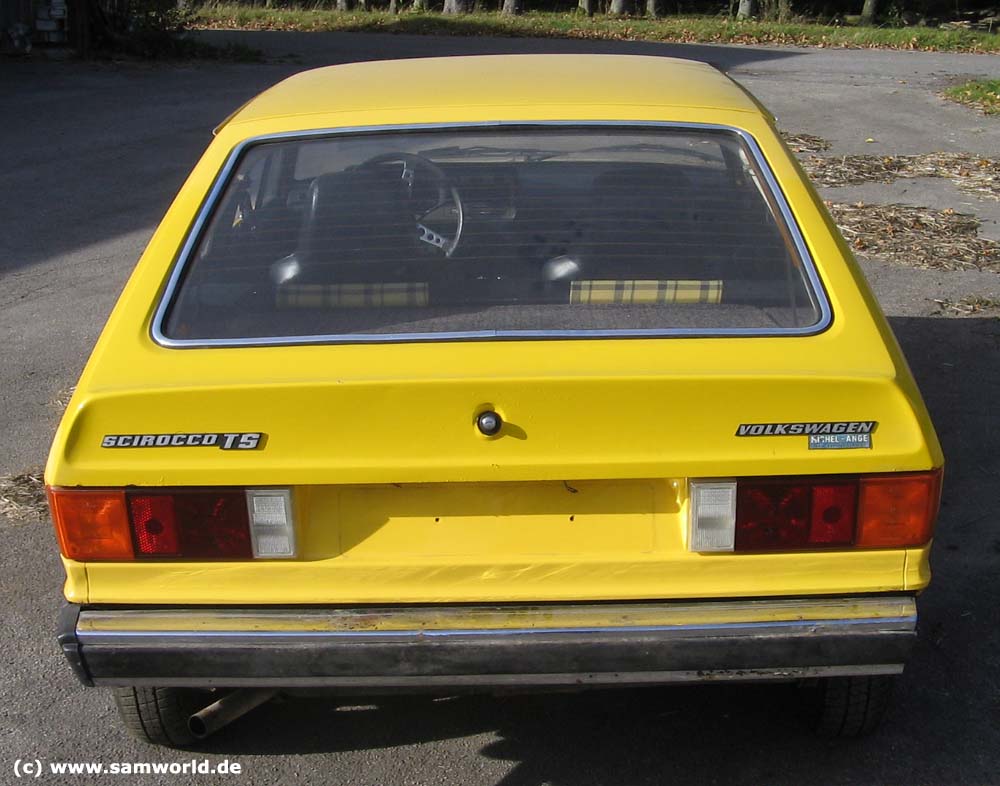 VW Scirocco I TS, Bj. 1974, Sonnengelb, 50 PS – Bild 4