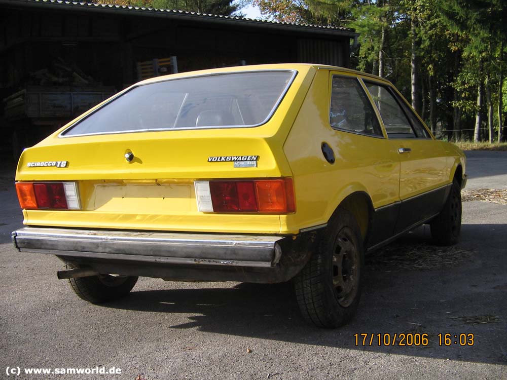 VW Scirocco I TS, Bj. 1974, Sonnengelb, 50 PS – Bild 28